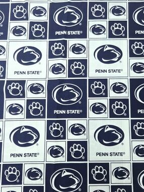 3+ Yards Penn State Nittany Lions Cotton Fabric Pennsylvania State University